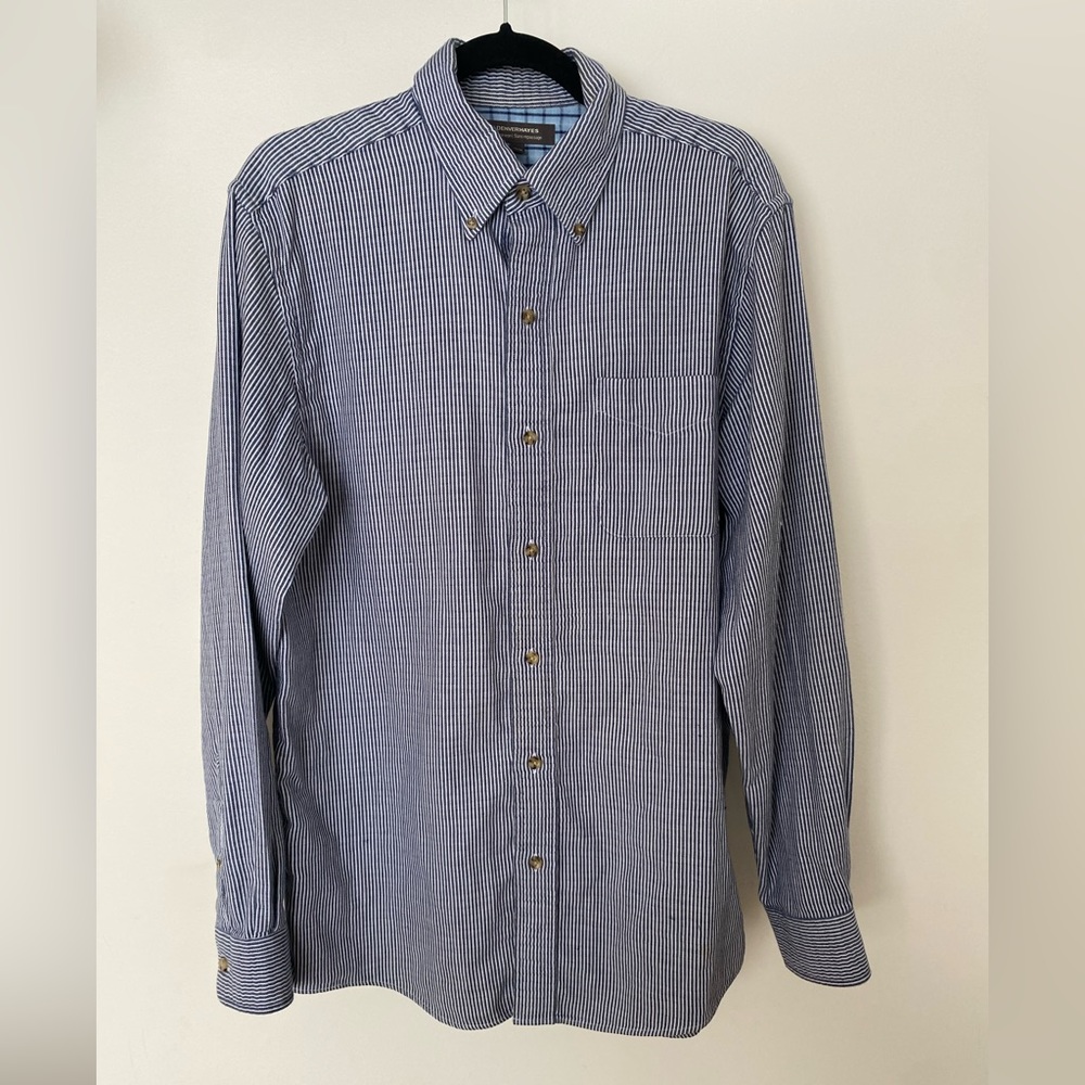 Denver Hayes Striped Button Down Shirt